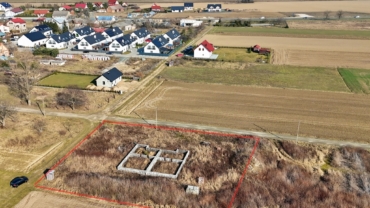 Działka z wydanym pozwoleniem na budowę | 1968 m²