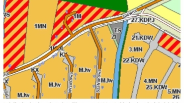Krzeptów działka budowlana Mieszkaniowa/Usługowa