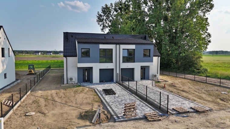 Bliźniak | garaż | działka 500m2 | Ligota Mała