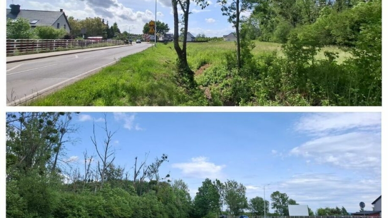 Krzeptów działka budowlana Mieszkaniowa/Usługowa