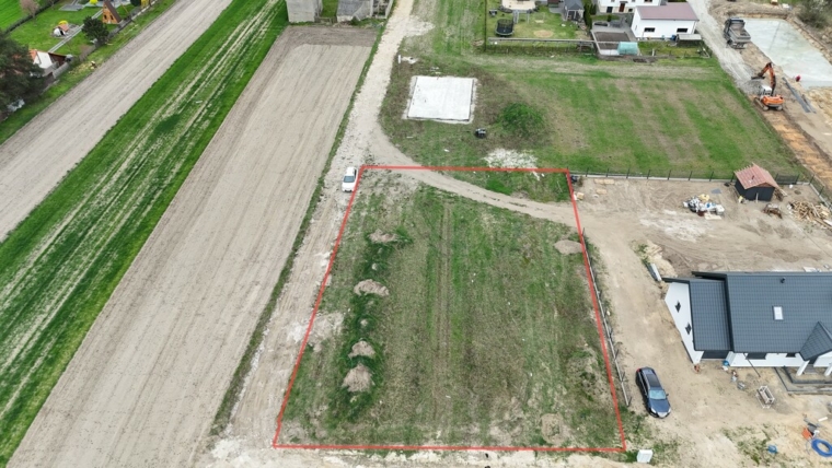 Działka budowlana 1200 m² – Chrząstowice