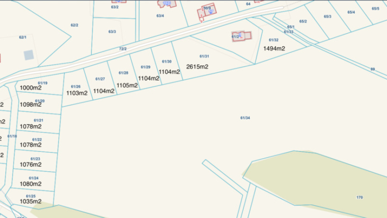 Działki budowlane 916m2 do 2615m2|mpzp|kanalizacja