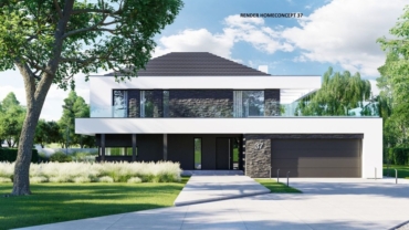 Podmiejska willa 230m2 z dużym garażem i tarasami