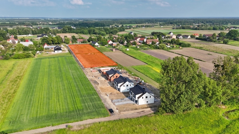 Bliźniak z garażem i działka 500m2 | Ligota Mała