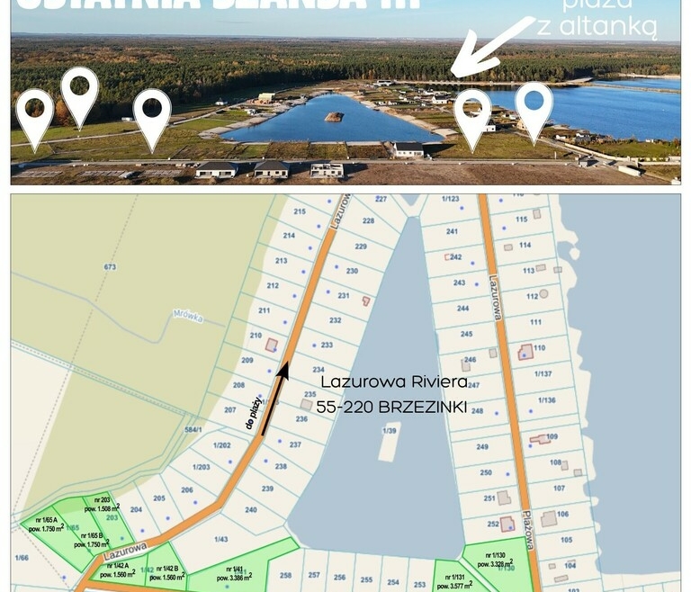 Wyjątkowa działka budowlana z linią brzegową