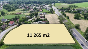 Działka pod usługi i przemysł w Borowej I S8