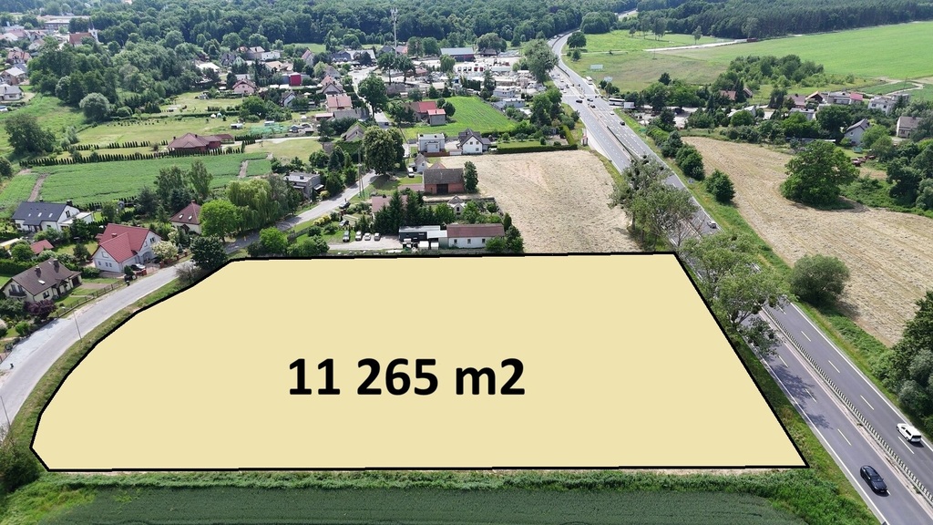 Działka pod usługi i przemysł w Borowej I S8