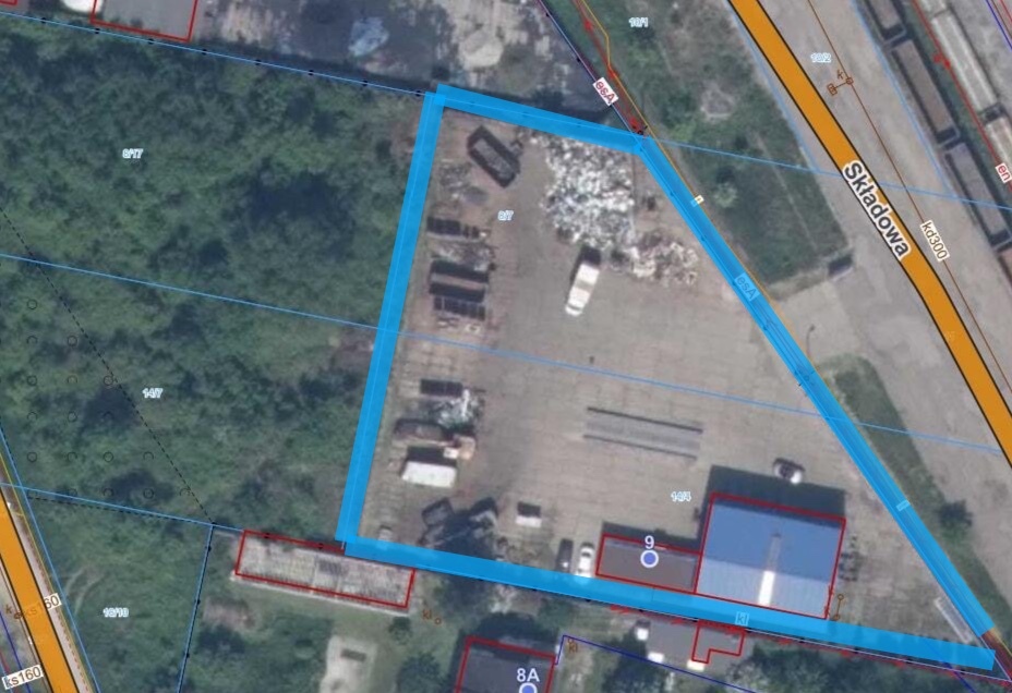 Nieruchomość na której prowadzony jest skup metali