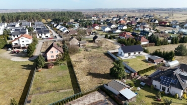 Działka budowlana 16 arów + WZ + media