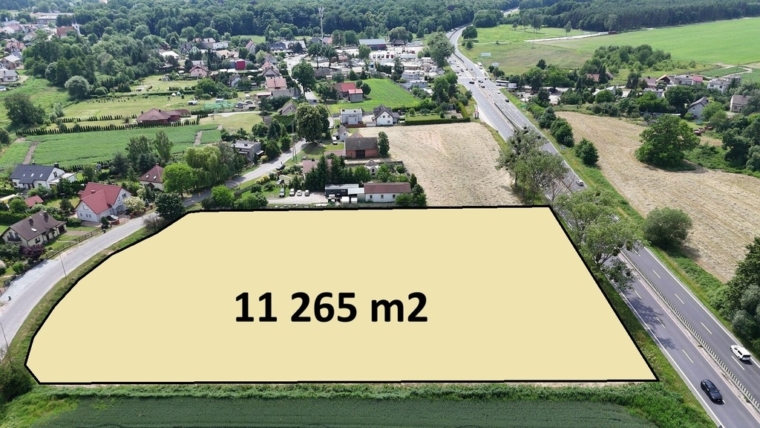 Działka pod usługi i przemysł w Borowej I S8