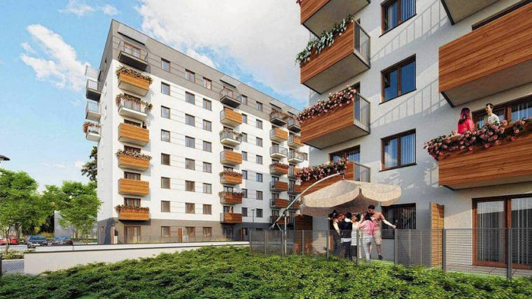 Pokój w nowoczesnym apartamentowcu | Ul. Tęczowa