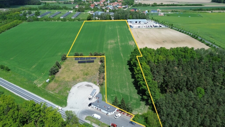 Kompleks inwestycyjny 3,43 ha P/U | Pawłów Trzebn.