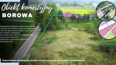 Działka komercyjna 5300m² | Trasa Wrocław-Oleśnica
