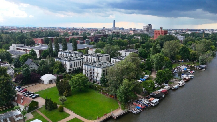 Miasto Marina | 2 pokoje | Balkon | Widok na Odrę