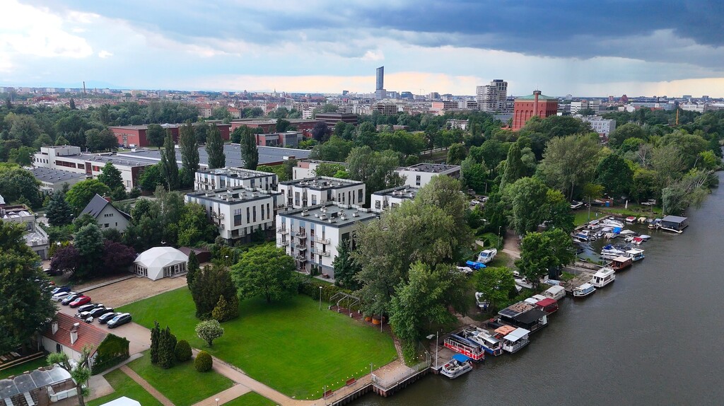 Miasto Marina | 2 pokoje | Balkon | Widok na Odrę