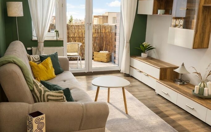 Nowoczesne 2 pokoje z balkonem | Di Trevi