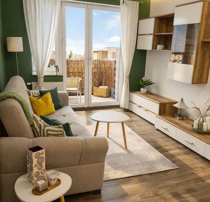 Nowoczesne 2 pokoje z balkonem | Di Trevi