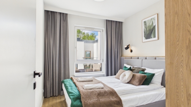 Miasto Marina | 2 pokoje | Balkon | Widok na Odrę