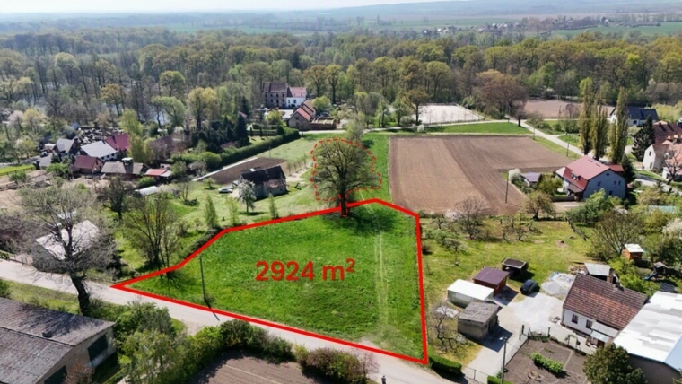 Działka pod dębem * Strzelin * 2900 m2