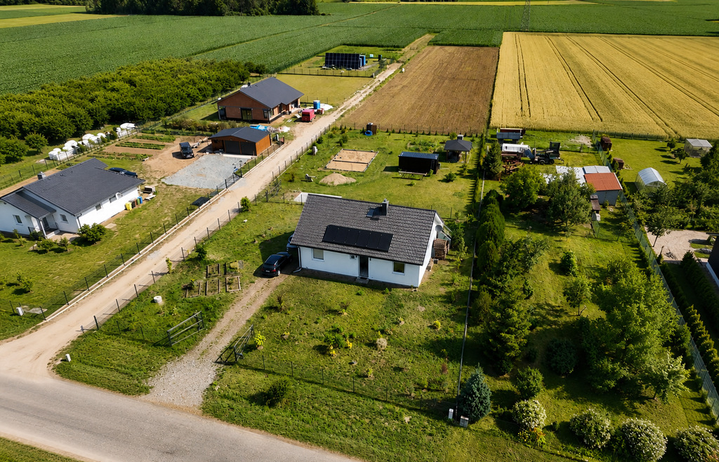 Dom modułowy 130m2 |  działka 10 arów | Opatowice