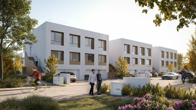 2 pokoje | 38,55 m² | balkon 4,09 m² | garaż podziemny