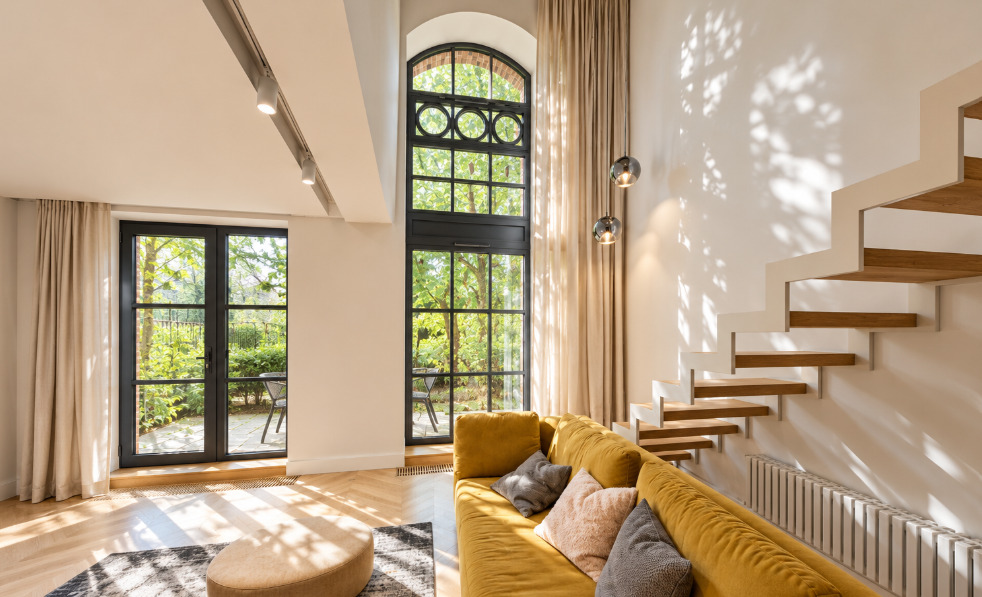 Loft z ogrodem w sercu Wrocławia | 2 poziomy